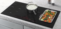 BoschInductionCooktopWFood_200px Bosch Induction cooktop installed