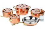 MauvielCopperSet Mauviel Copper 9 piece set