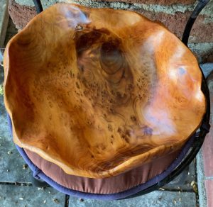 Large Burr wood Bowl