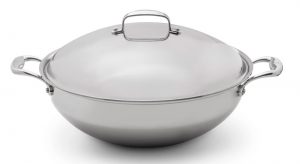 Heritage Steel 13.5-in wok w:lid Heritage Steel 13.5-in wok w:lid