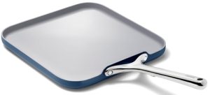 Caraway square griddle blue