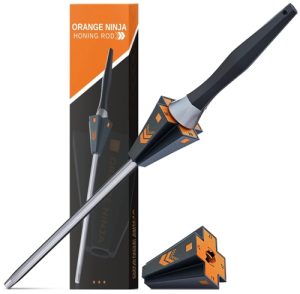 Sharp Pebble Orange Ninja Honing Rod