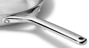 Caraway Stainless Steel Hande Closeup Caraway Stainless Steel Hande Closeup